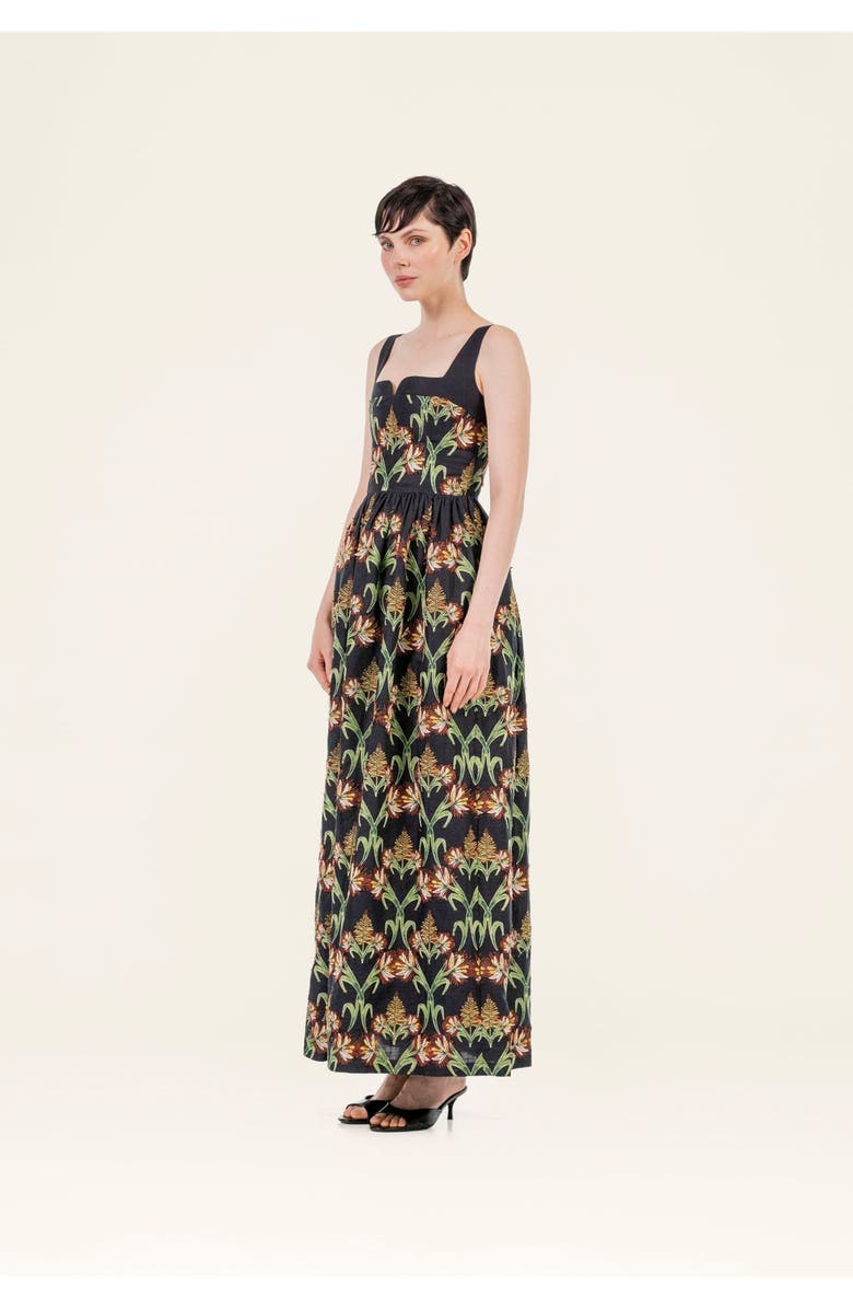 Agua by Agua Bendita Jaspe Azucar Maxi Dress, Alternate, color, Multicolor