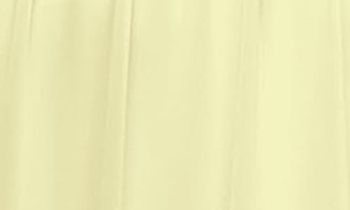 Dessy Collection Bustier Maxi Dress In Butter Yellow