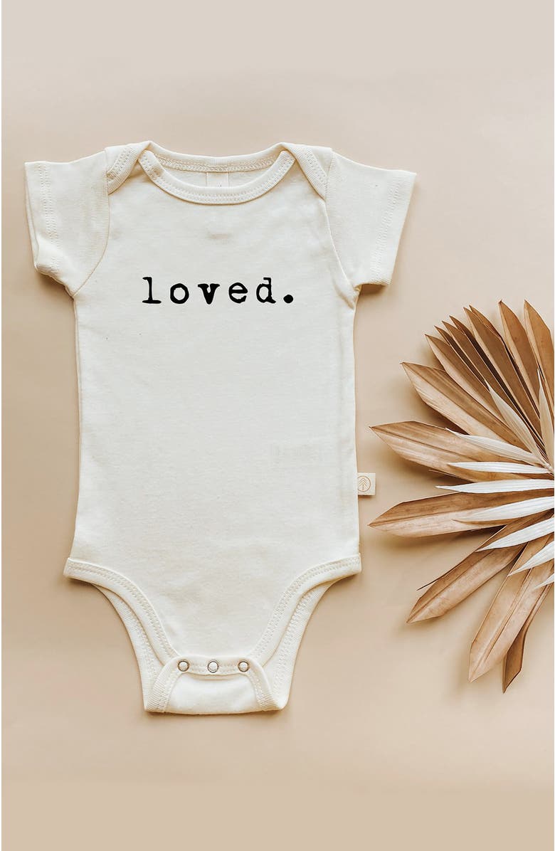 Tenth & Pine Loved Organic Baby Bodysuit, Alternate, color, 