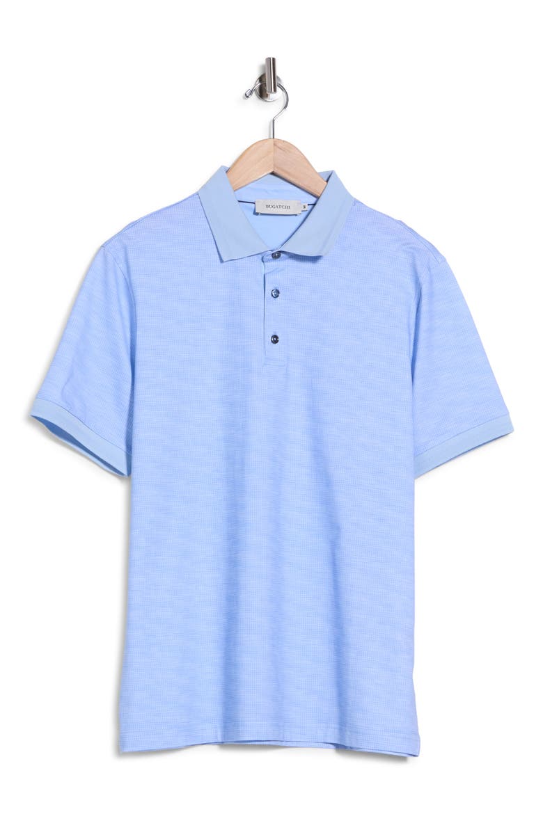 Short Sleeve Knit Polo, Alternate, color, SKY