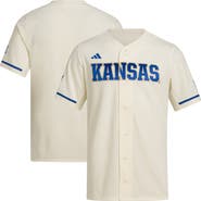 adidas Men's adidas  Cream Kansas Jayhawks Replica Baseball Jersey