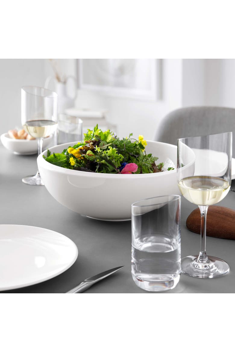 NewMoon Large Round Vegetable Bowl, Alternate, color, white