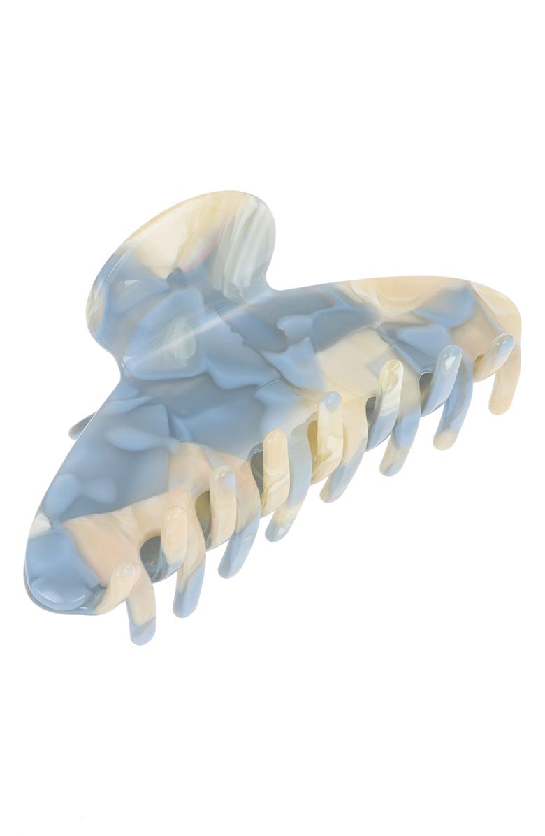 L. Erickson Sherbert Large Claw Clip, Main, color, Blue Multi