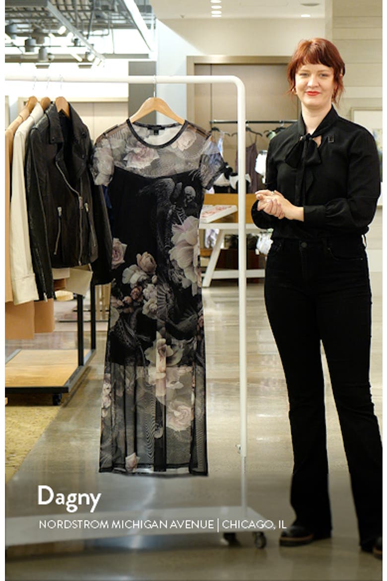 Hanna Valley Floral Mesh Midi Dress video