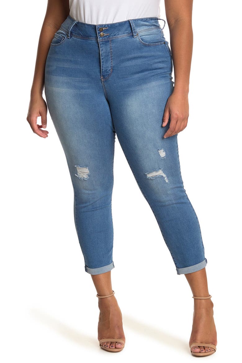 2-Button Ankle Cuff Jeans, Alternate, color, M1863