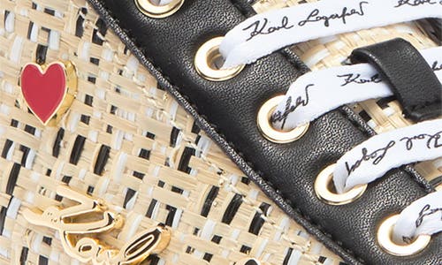 Karl Lagerfeld Paris Cate Pins Lace-up Sneaker