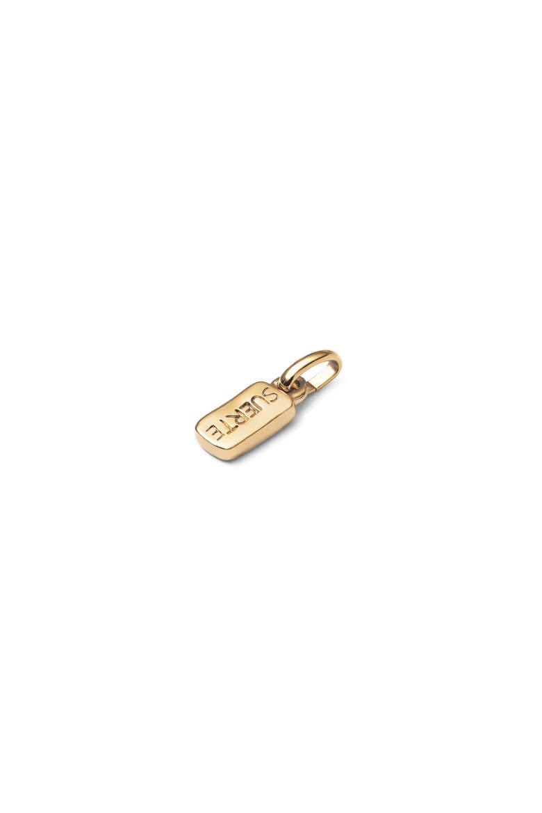 Charm with a Lucky Word, Alternate, color, Gold