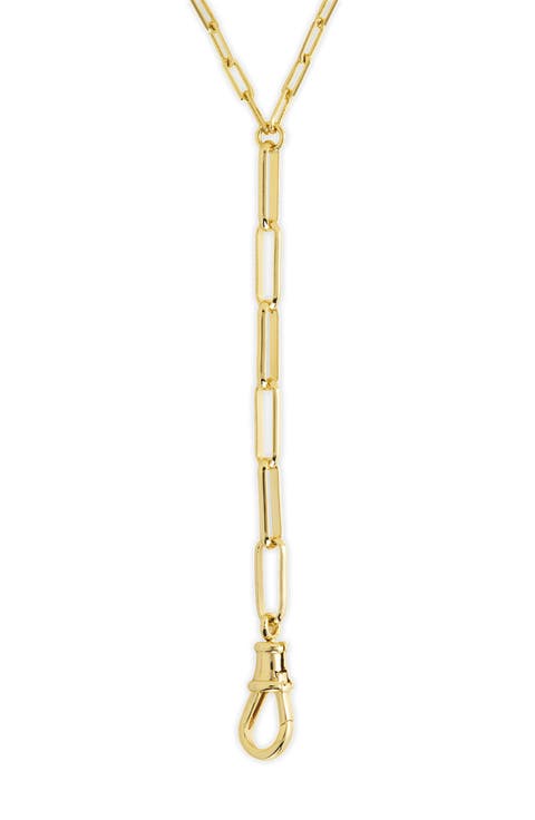 Collins Chainlink Y-Drop Necklace