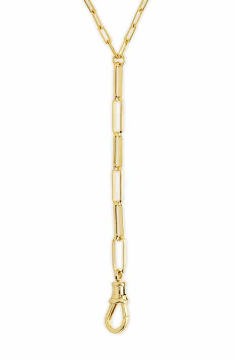 Collins Chainlink Y-Drop Necklace