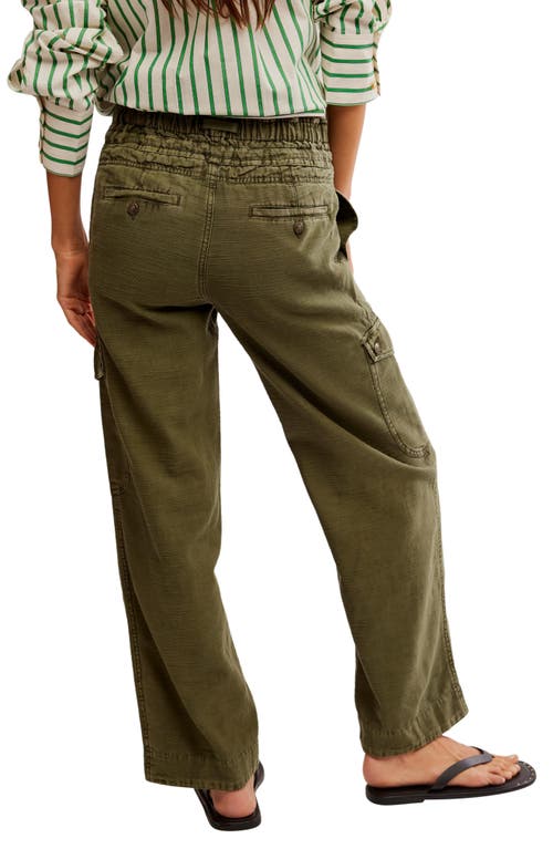 Free People Park Ave Cotton Cargo Pants In Adventurer