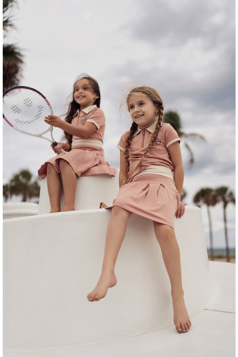 Kids' Tennis Club Cotton Blend Skirt, Alternate, color, MAUVE