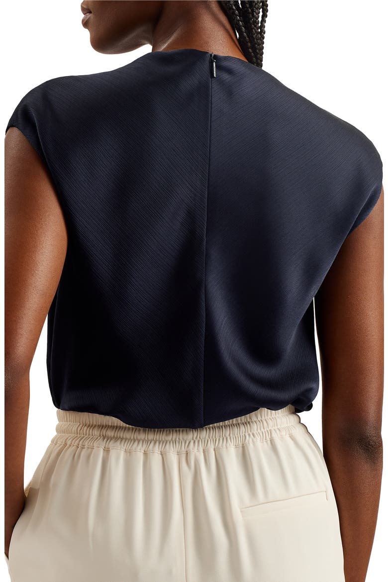 Drape Neck Top, Alternate, color, NAVY