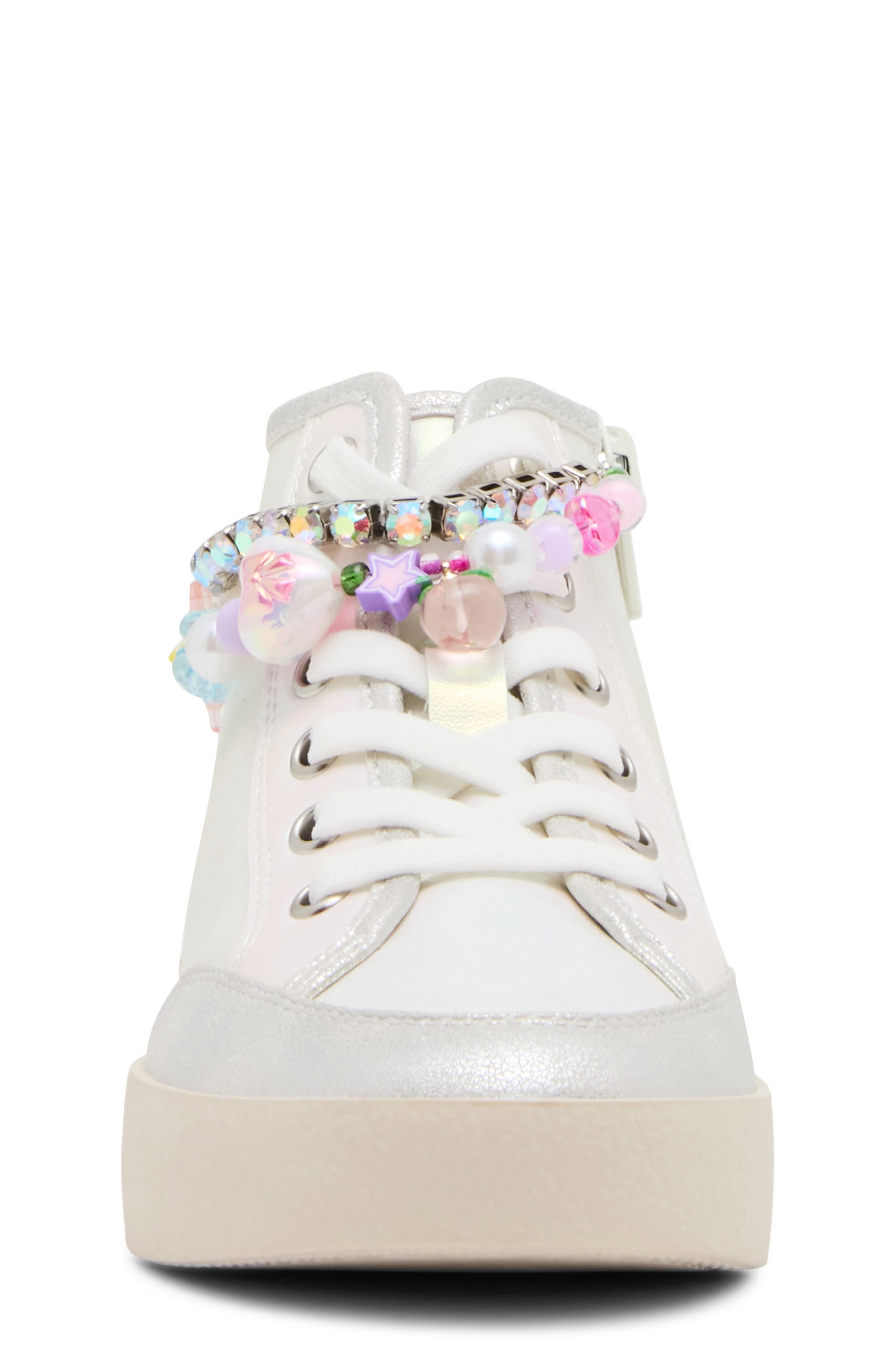Kids' Jbelleza High Top Sneaker, Alternate, color, WHITE MULTI