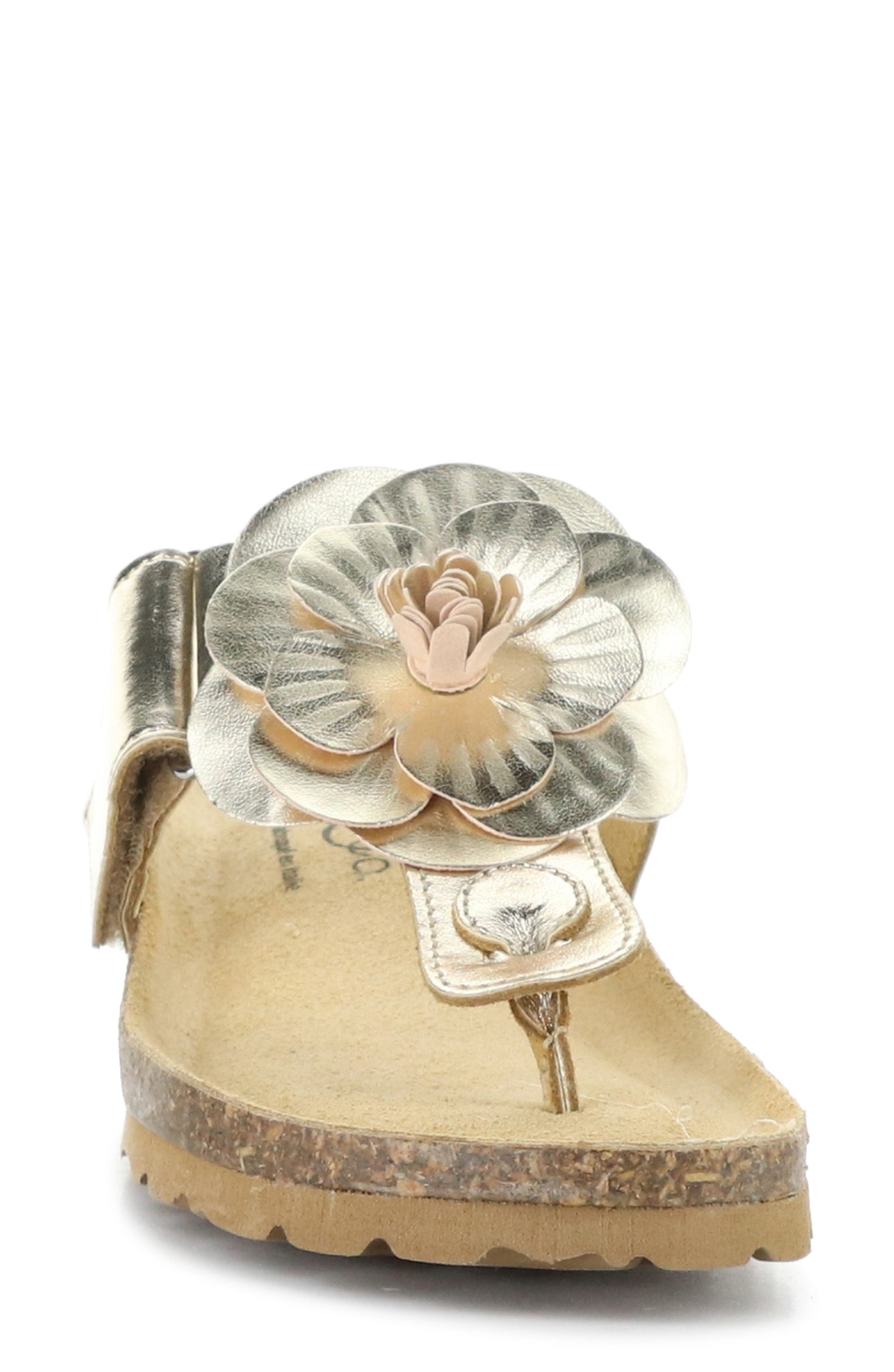 Laria Platform Wedge Flip Flop, Alternate, color, GOLD