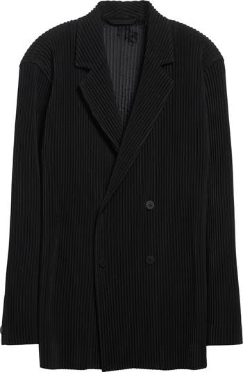 Homme Plissé Issey Miyake Tailored Pleats 1 Double Breasted Jacket
