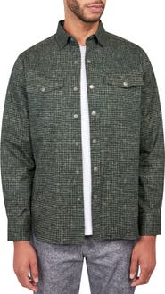 Brooklyn Brigade Dot Geo Cotton Stretch Shirt Jacket