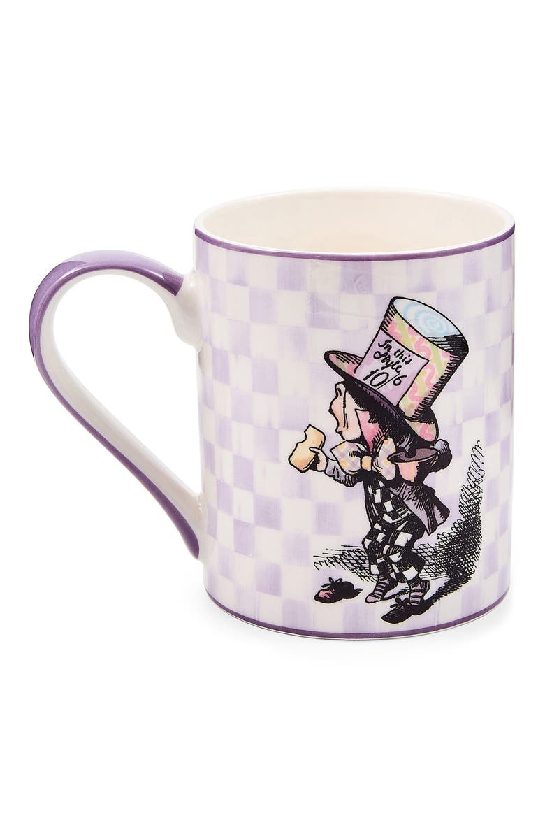 Mad Hatter Mug, Main, color, VIOLET