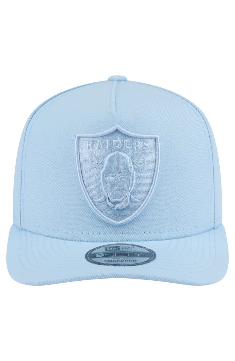 New Era Men's New Era Light Blue Las Vegas Raiders Color Pack 9FIFTY Snapback Hat, Alternate, color, 