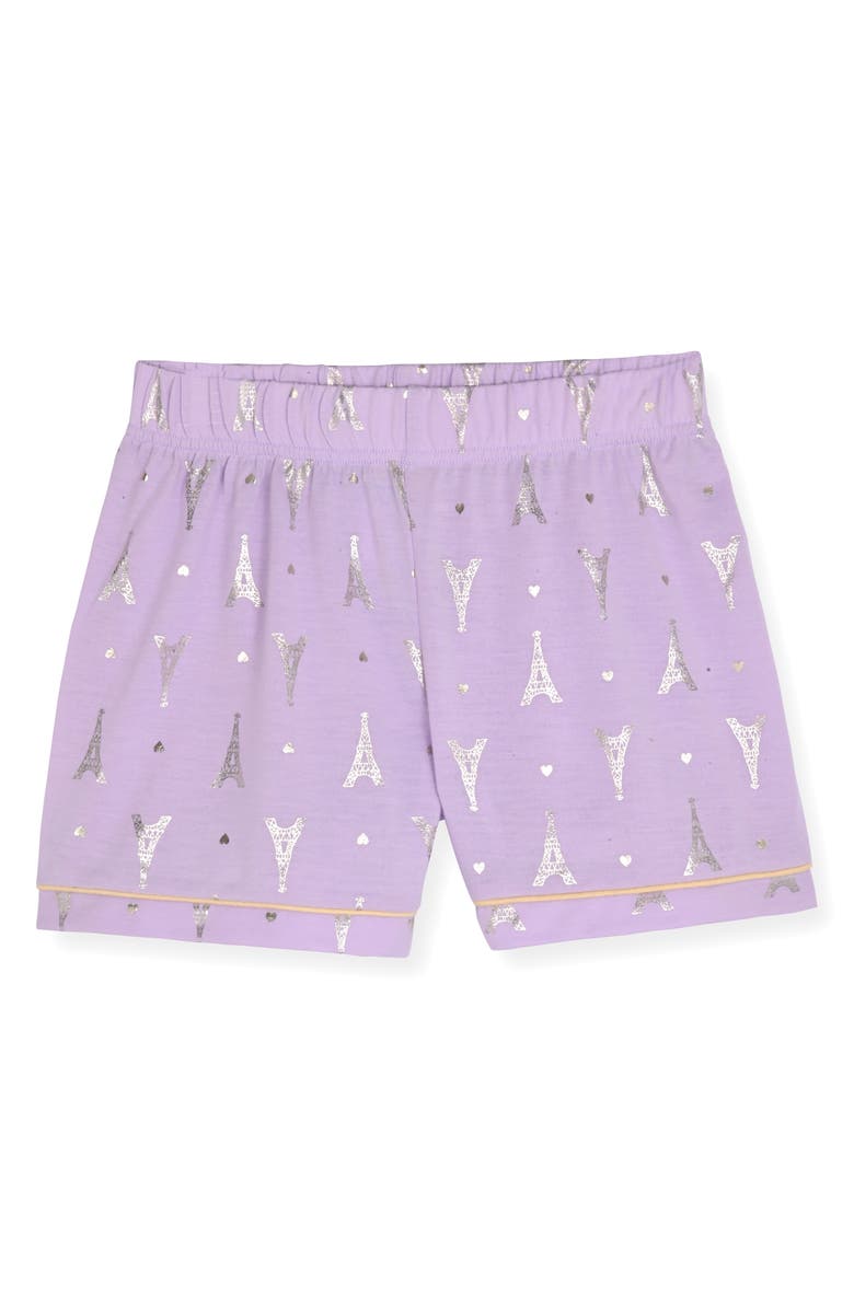 SLEEP ON IT Two-Piece Short Pajamas & Scrunchie Set, Alternate, color,