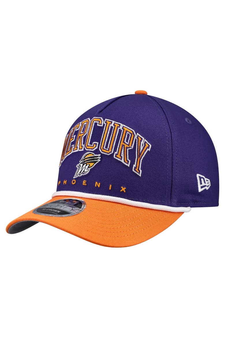 Men's New Era Purple Phoenix Mercury Bold Arch COOLERA 9FORTY A-Frame M-Crown Adjustable Hat, Main, color, Purple