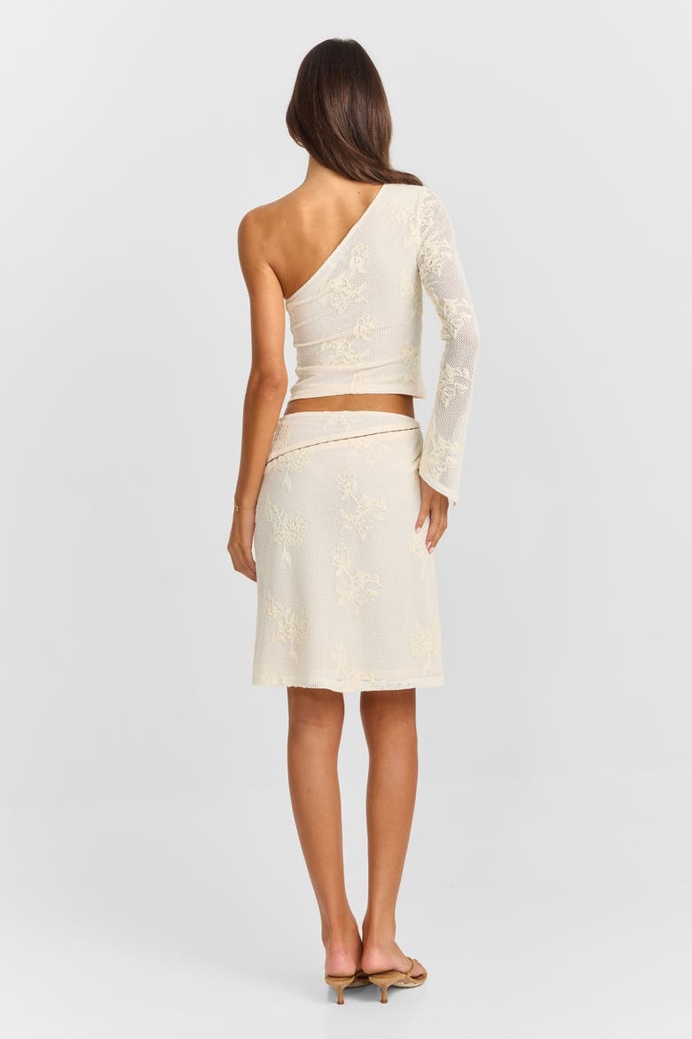 Lola Midi Skirt, Alternate, color, Cream