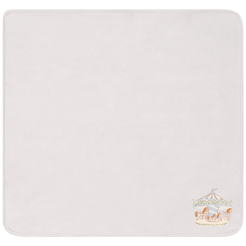Cotton Carousel Print Blanket