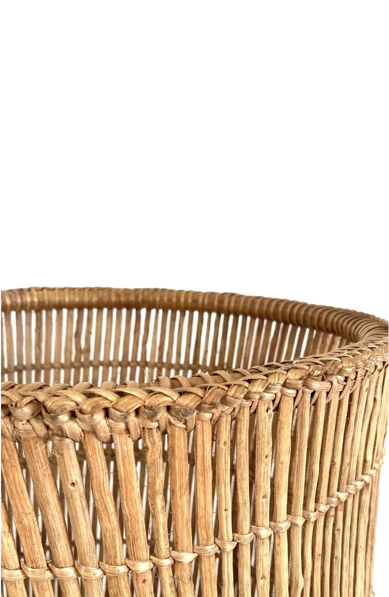 Mbare Lozi Fishtrap Basket, Alternate, color, Natural