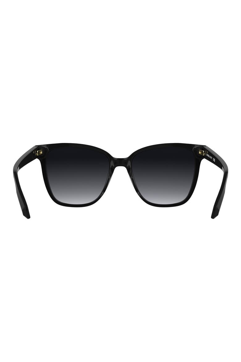 Dira 56mm Rectangular Sunglasses, Alternate, color, BLACK