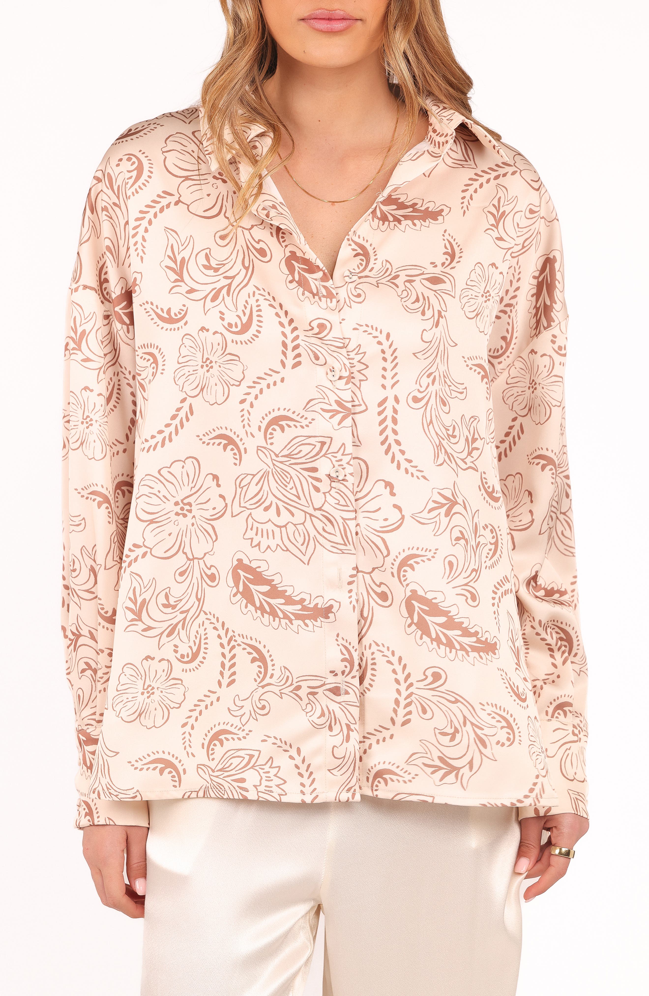 selected BROWN PAISLEY