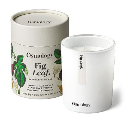 Fig Leaf Scented Candle - Black Fig Vetiver and Cedarwood