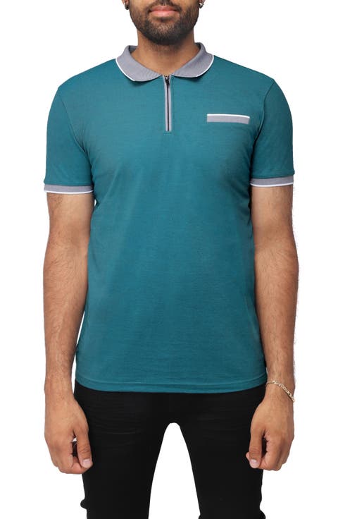 Pipe Trim Knit Polo