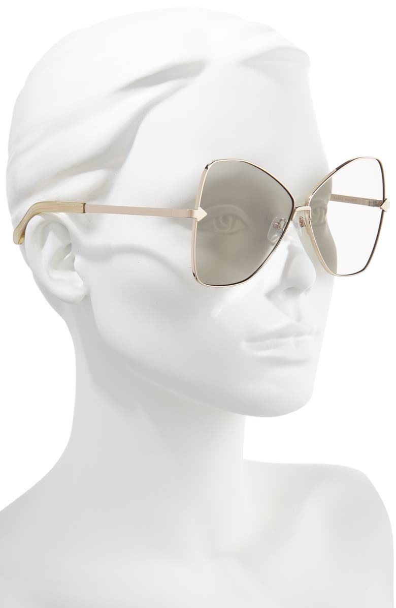 Karen Walker Queen 60mm Butterfly Sunglasses, Alternate, color,
