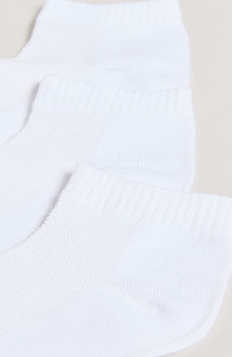 Stems 3-Pack Everyday Ankle Socks, Alternate, color, White