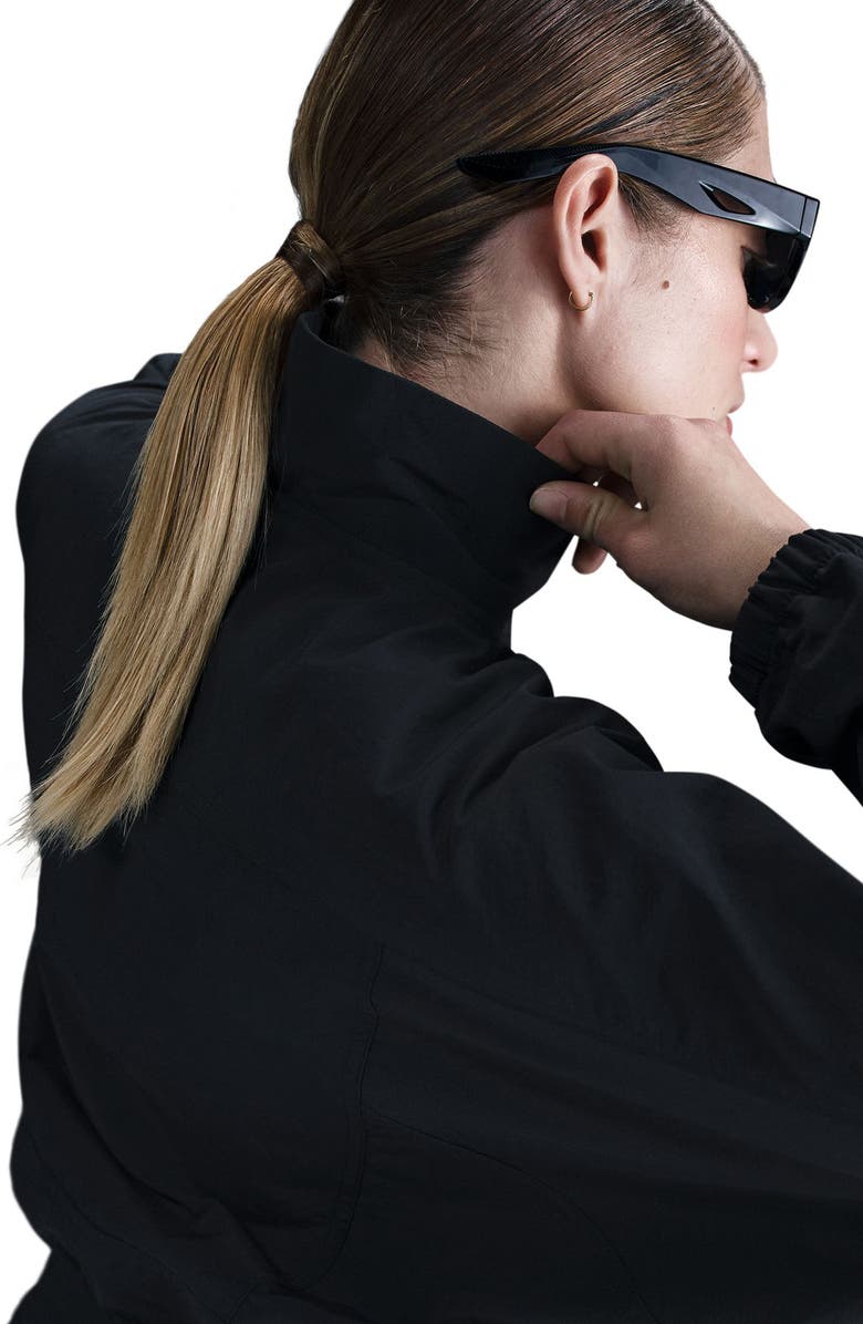 Nike Everything Woven Repel UV Protection Jacket, Alternate, color, Black/ White