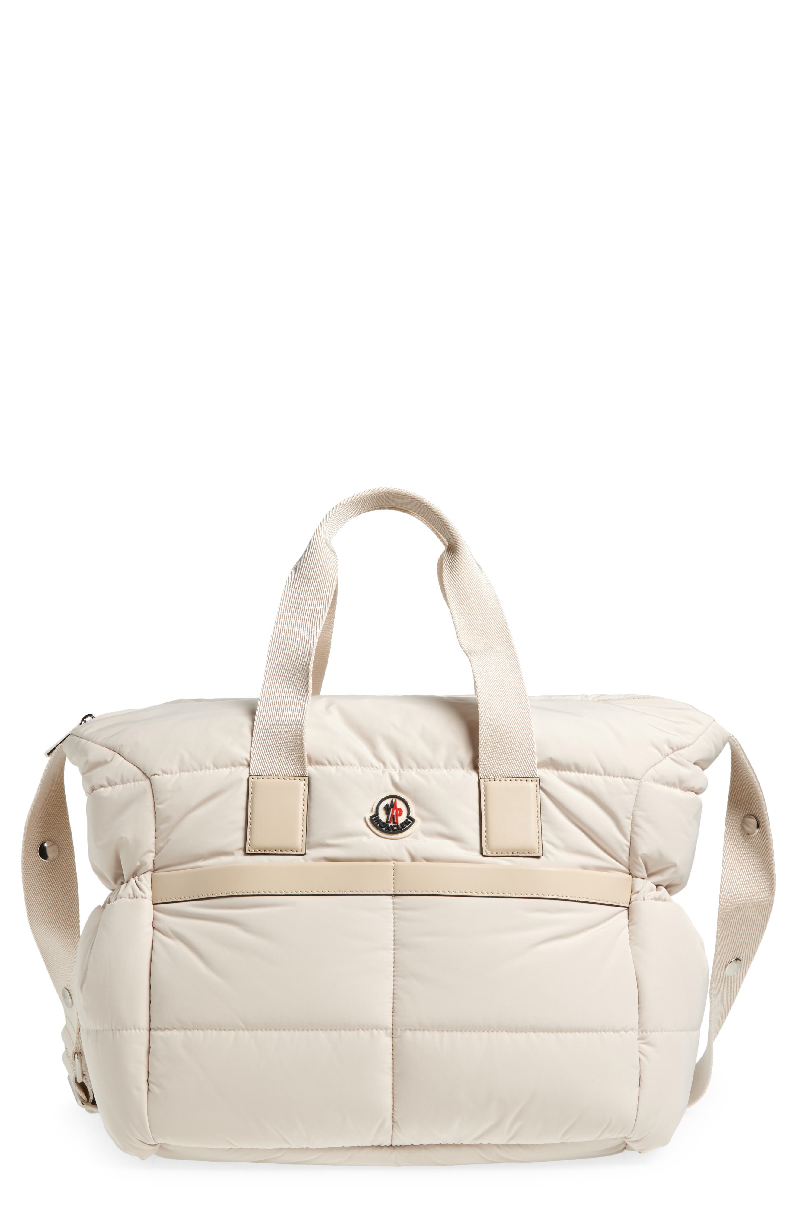 Moncler Quilted Nylon Diaper Bag, Main, color, 