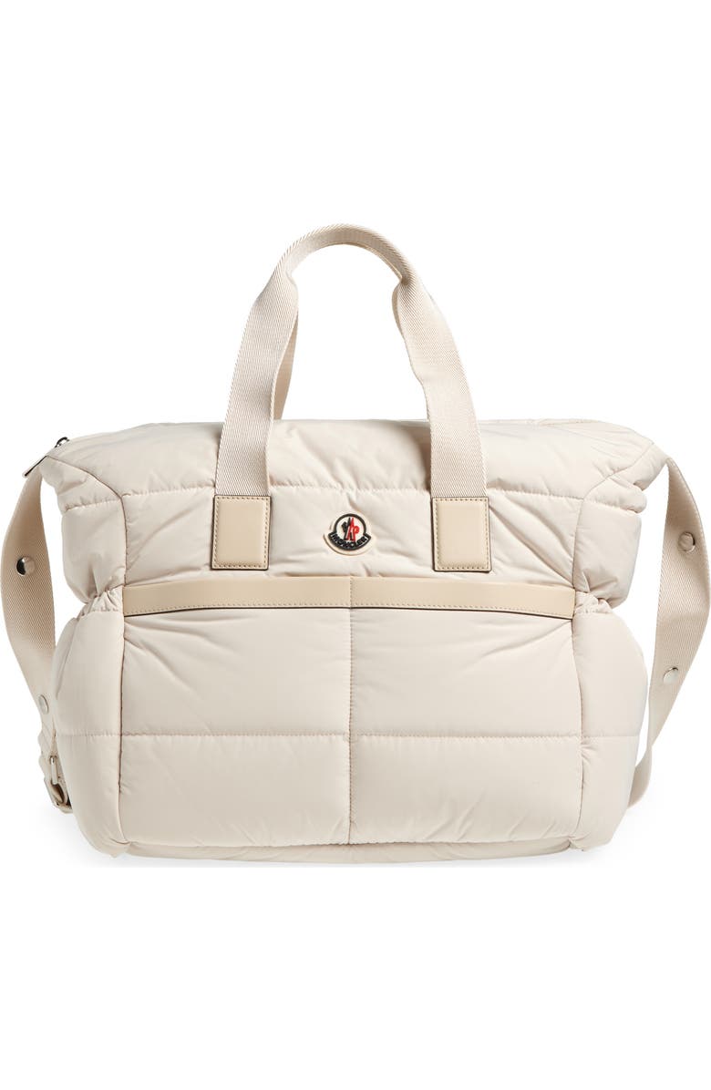 Moncler Quilted Nylon Diaper Bag, Main, color,
