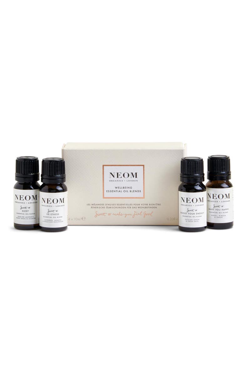 NEOM Wellbeing Wellbeing Essential Oil Blends Set, Alternate, color, 