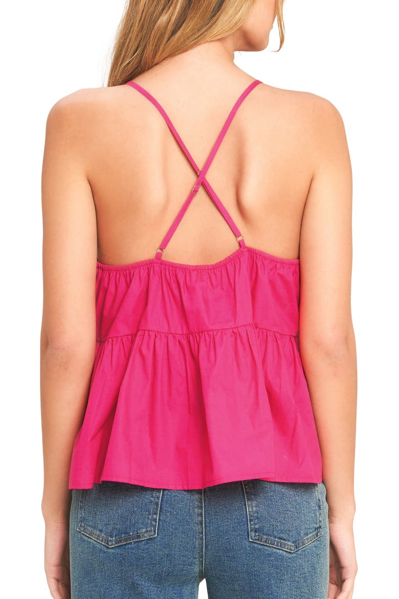 Cotton Halter Top, Alternate, color, PINK