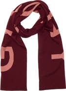 Givenchy Intarsia Logo Wool Scarf