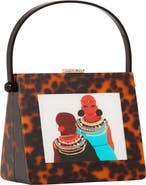 LarAllan Naserian Acrylic Top Handle Bag