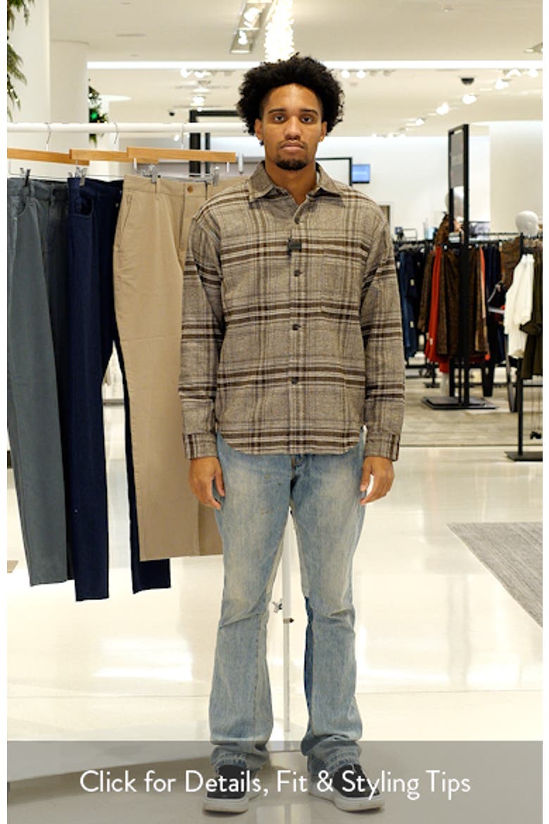 Adwin 5292 Plaid Organic Cotton Flannel Button-Up Shirt video