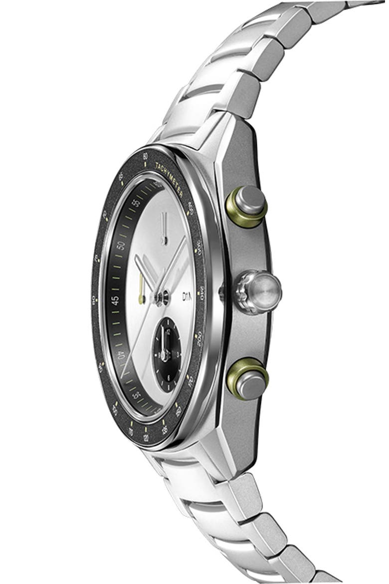 Essential White Chronograph Bracelet Watch, 40mm (Men) | Nordstrom