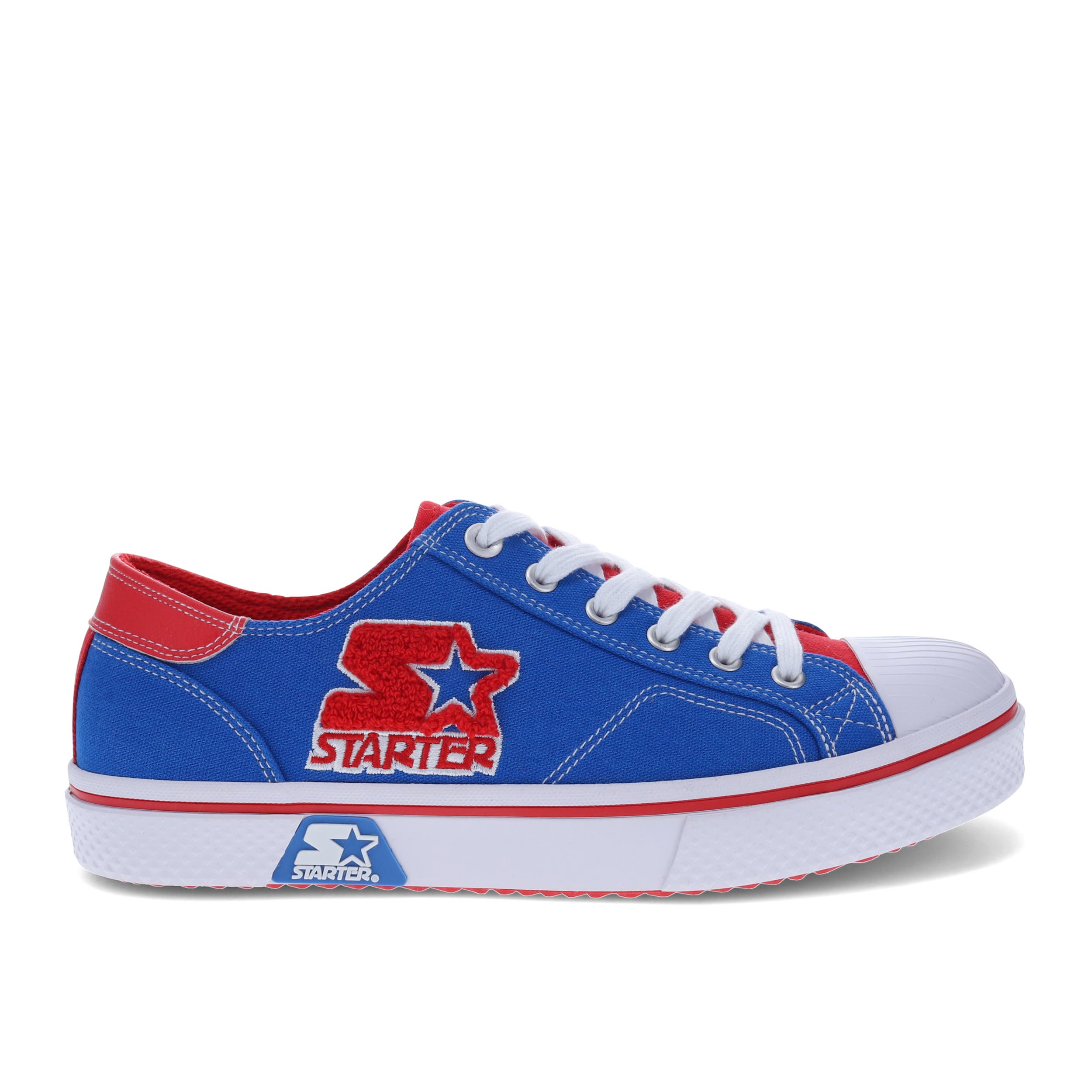 STARTER Tradition 71 Low Sneakers, Alternate, color, Blue/Red
