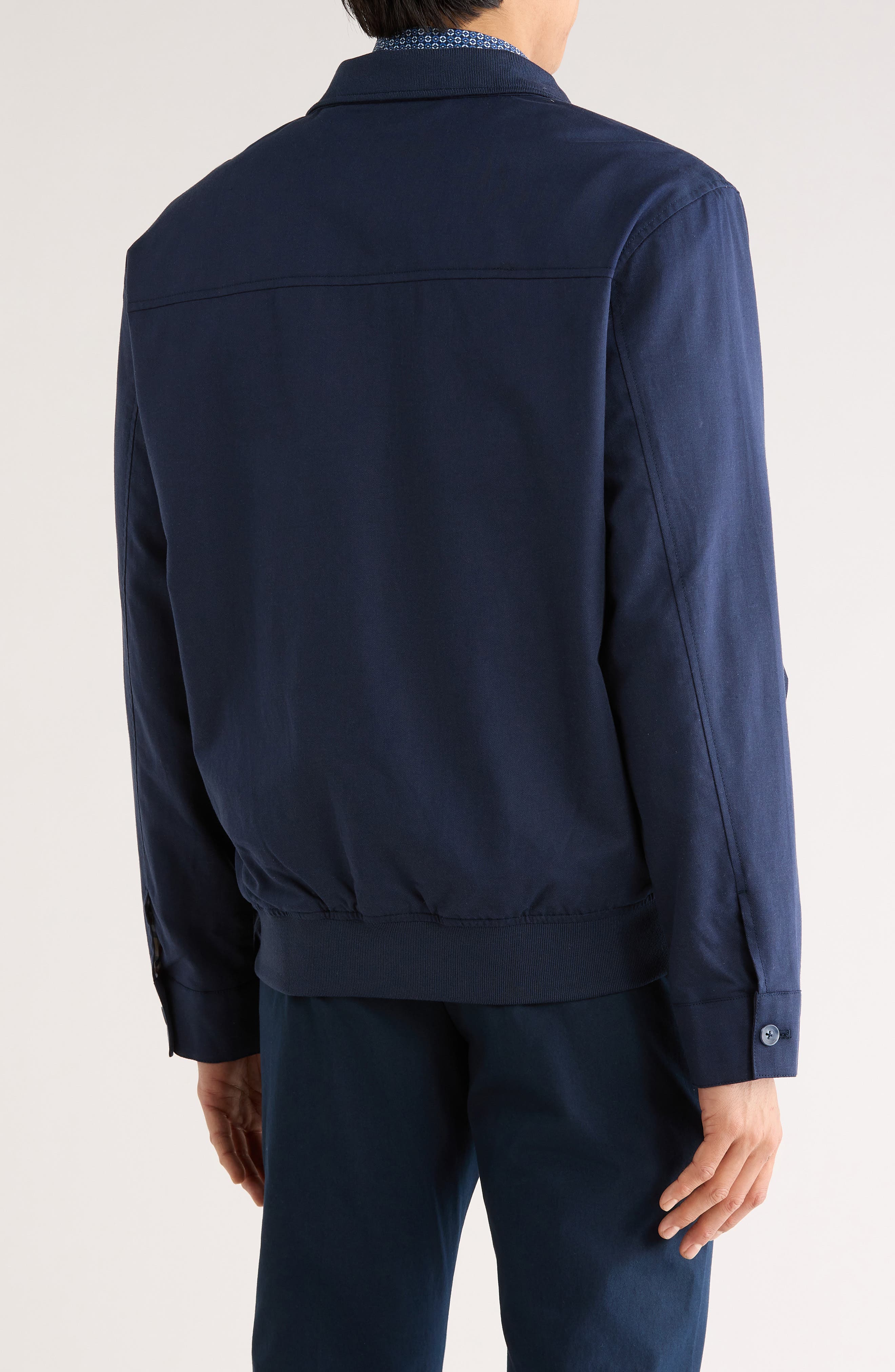 Harrington Stretch Cotton & Linen Jacket - image 4
