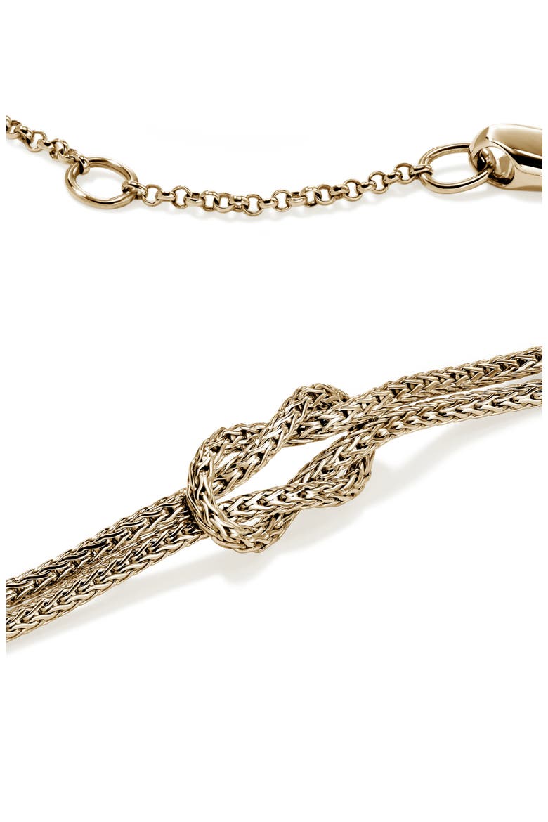 Love Knot 14K Gold Necklace, Alternate, color, GOLD