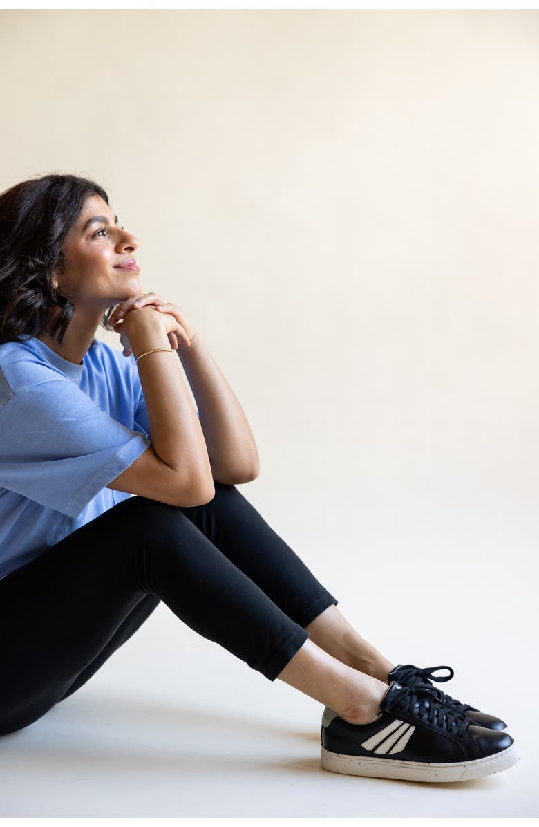 Fortress Simone Leather Sneaker, Alternate, color,