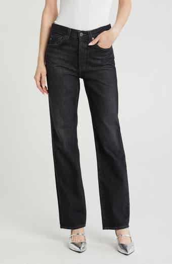 AG Alexxis Acid Wash High Waist Straight Leg Jeans