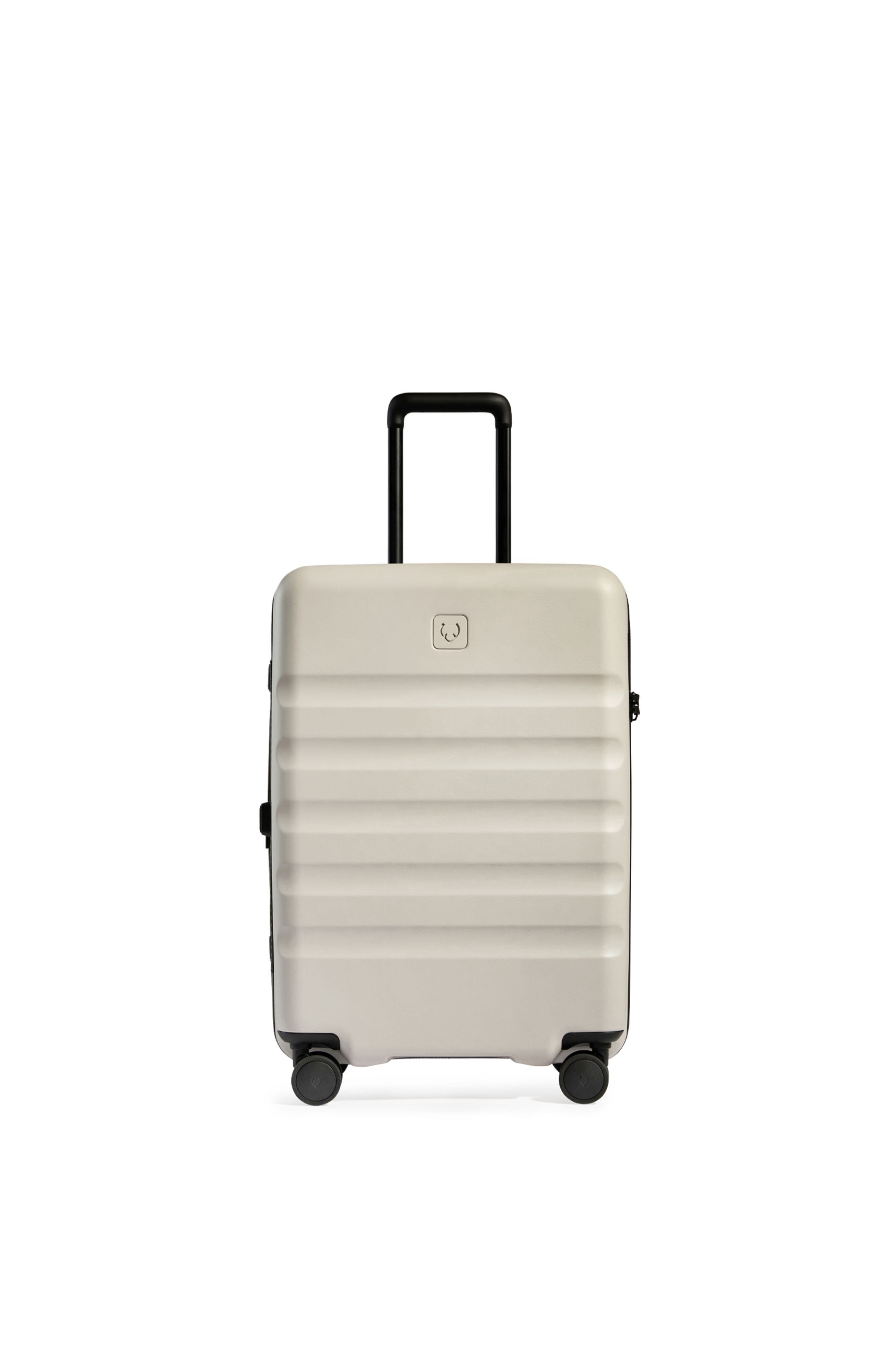 ANTLER Icon Stripe Medium Suitcase, Alternate, color, Taupe
