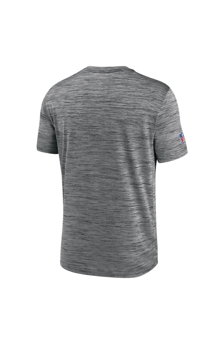 Nike Men's Nike Gray Washington Commanders Sideline Velocity Athletic Stack Performance T-Shirt, Alternate, color, Gray