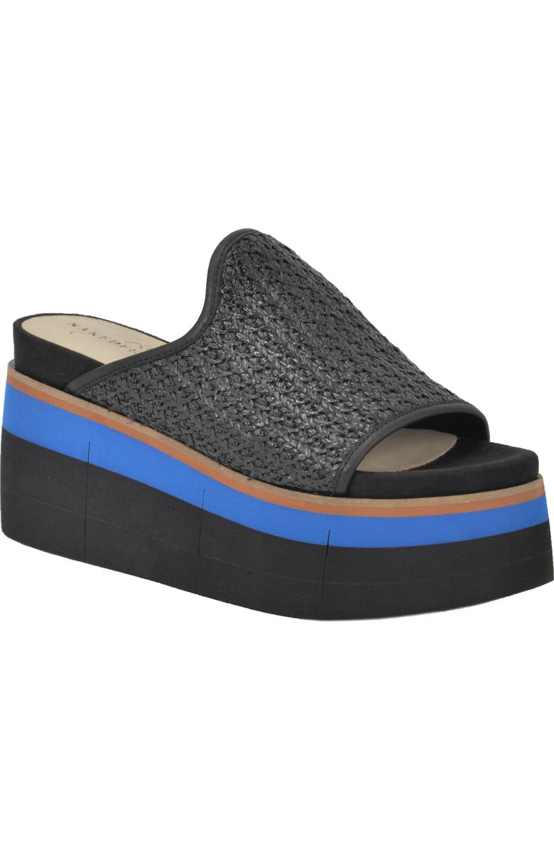 Naked Feet Flocci Platform Slide Sandal, Main, color,